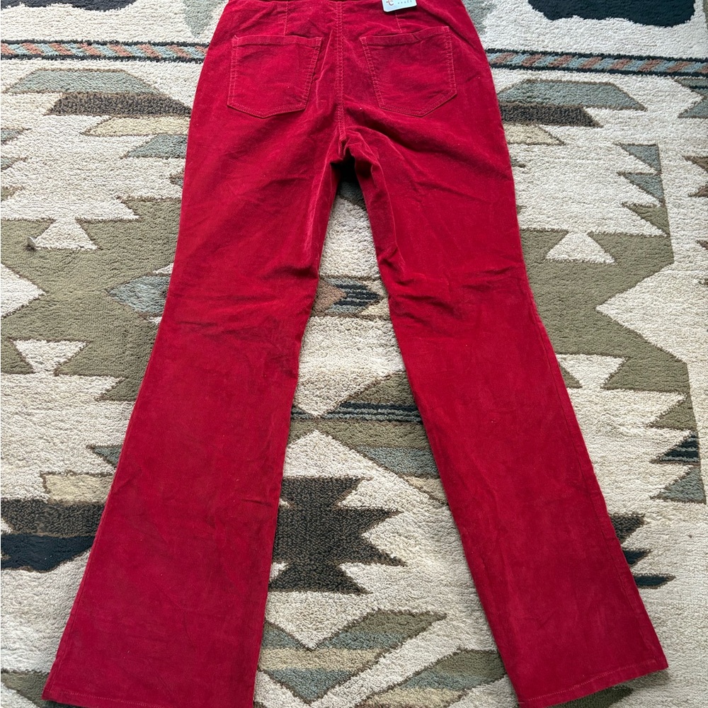 True Craft Red Flare Women's Jeans